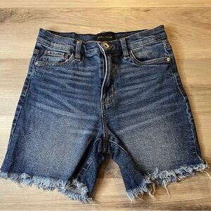 Kendall & Kylie Boyfriend Bermuda Denim Women’s Shorts